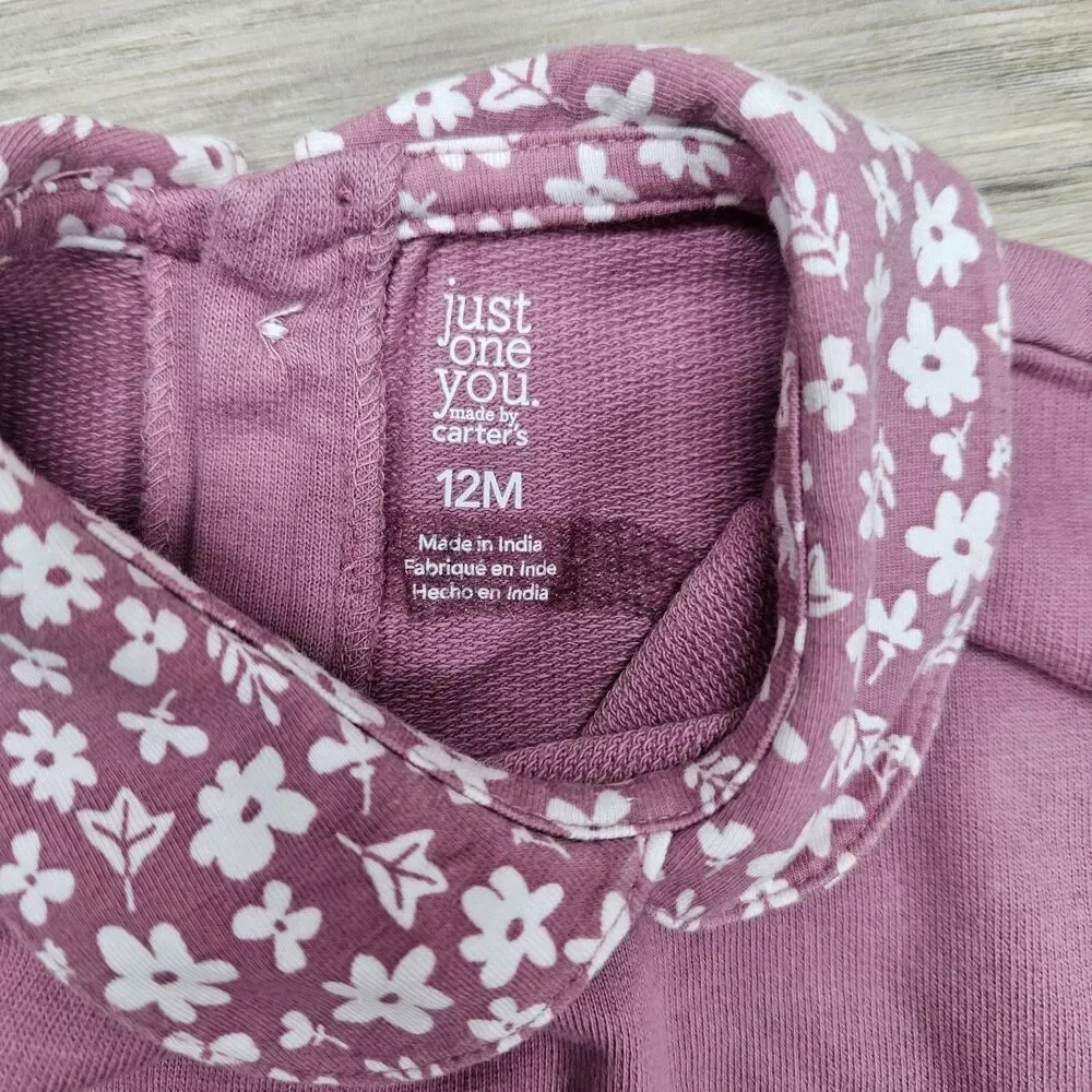 Carters Baby Girl Pink Shirt Bundle Size 12 Months Spring Casual